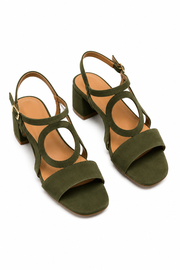 Valentina | Sandalias Tacón Tiras Decorativas