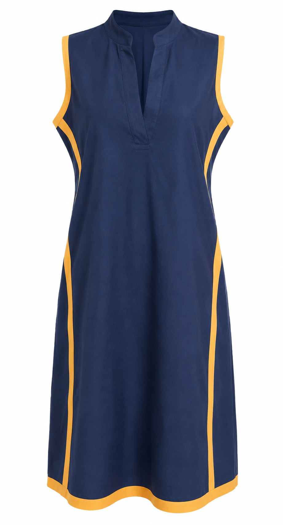 Winni | Vestido Sin Mangas con Detalles en Contraste