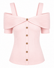 Candas | Blusa de Punto Acanalado