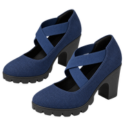 Talia | Zapatos  con plataforma y tiras cruzadas