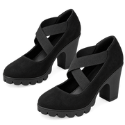 Talia | Zapatos  con plataforma y tiras cruzadas