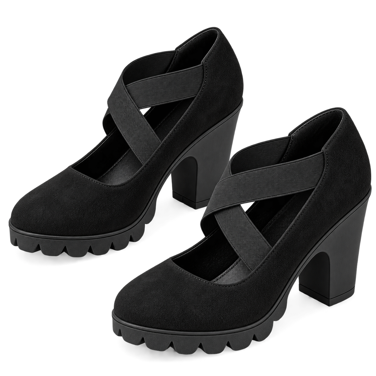 Talia | Zapatos  con plataforma y tiras cruzadas