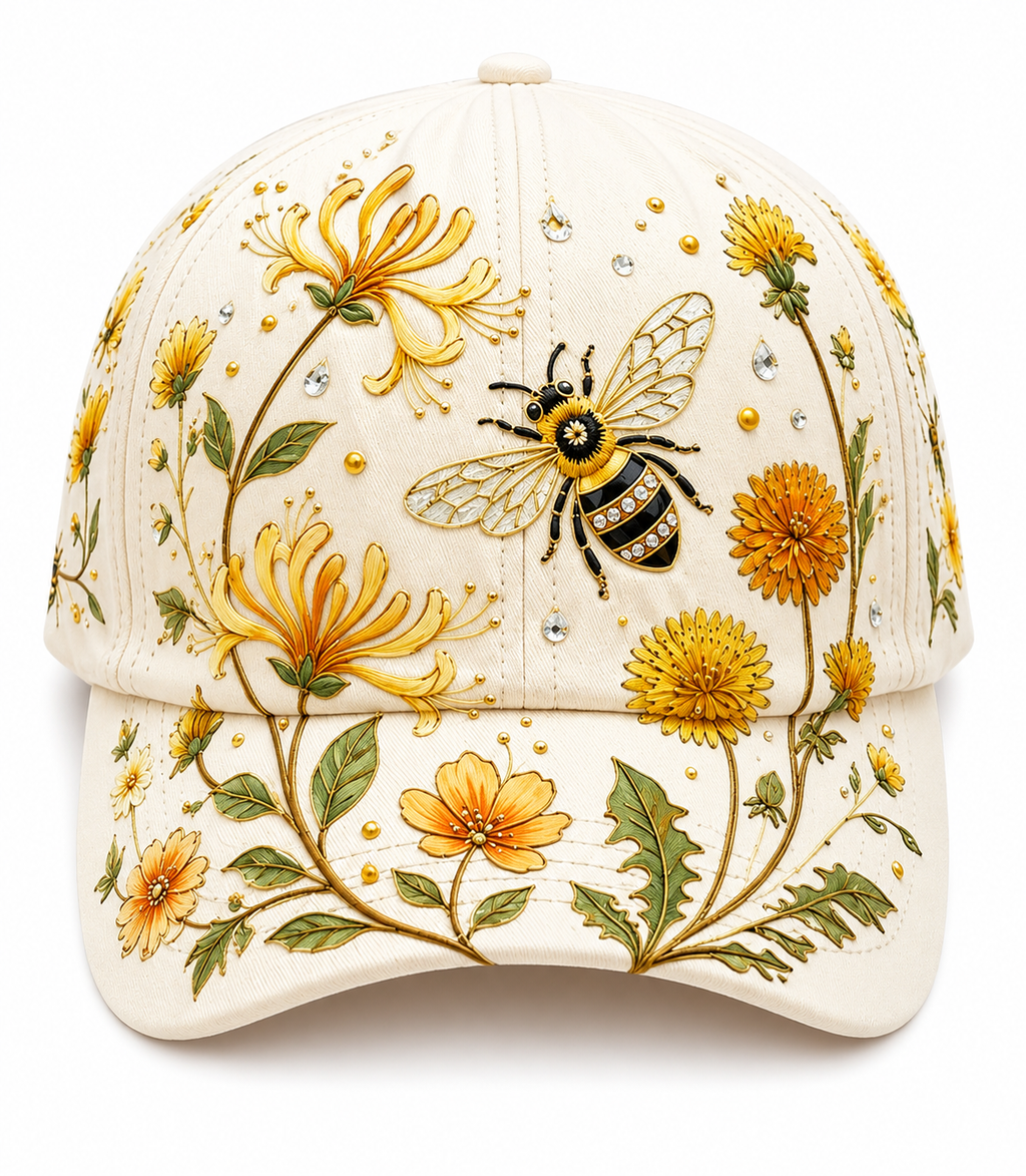 Niyi | Gorra  con Mariposa y Flores