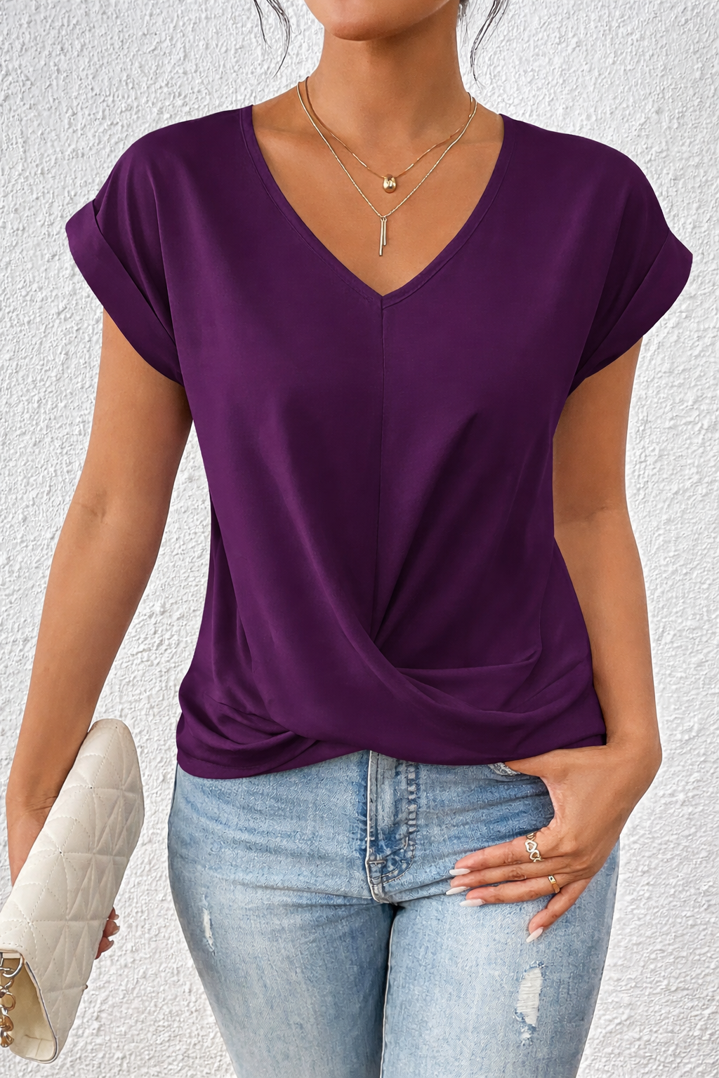 Kris | Blusa Cruzada Fluida