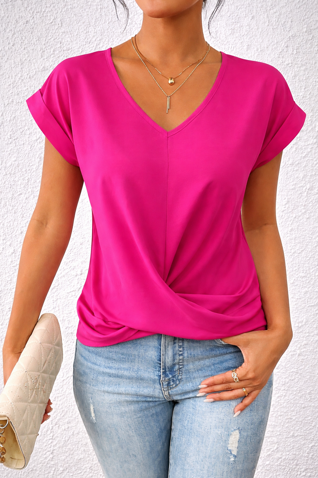 Kris | Blusa Cruzada Fluida