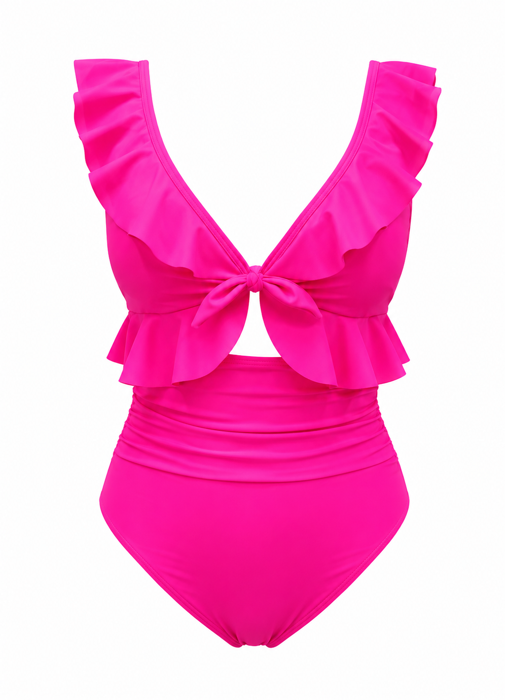 Eilyn | Bikini De una sola pieza, con volantes y pliegues