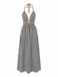 Melany | Vestido Maxi Rayas “Summer Chic” – El look que te hace ver increíble sin esfuerzo