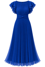 Reina | Vestido Largo Plisado Elegante