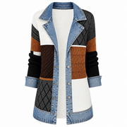 Freya | Blazer de Punto Detalles Vaqueros
