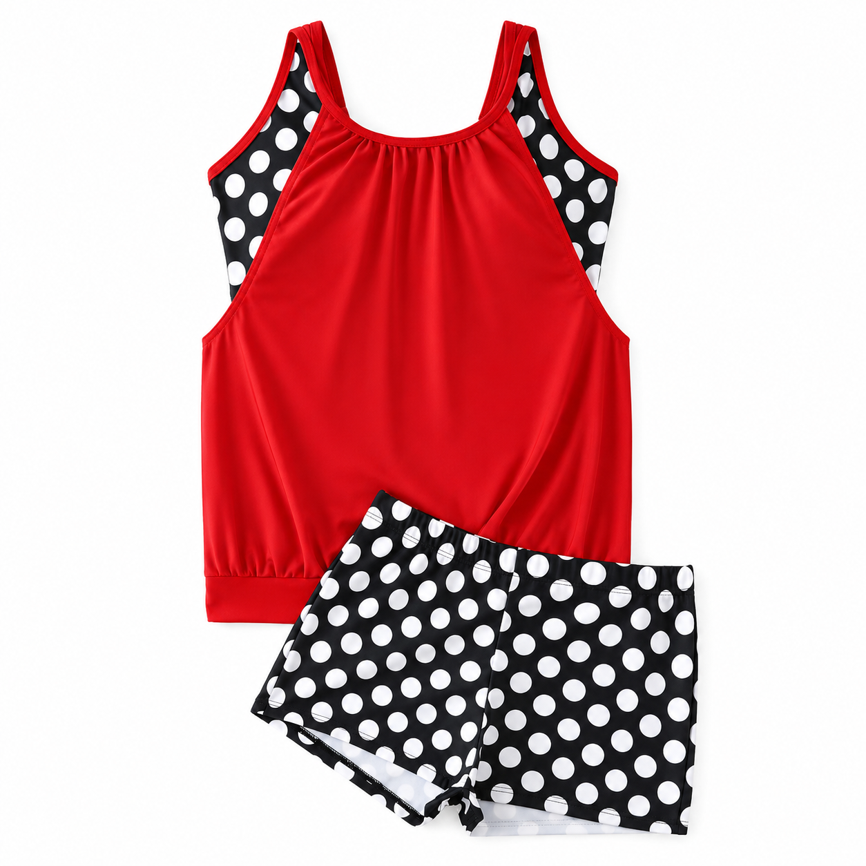 Grecia | Conjunto de bikini de dos piezas para mujer con lunares