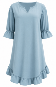 Lara | Vestido Casual con Volantes