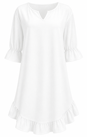 Lara | Vestido Casual con Volantes