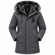Zoran | Parka Media Larga con Capucha Desmontable
