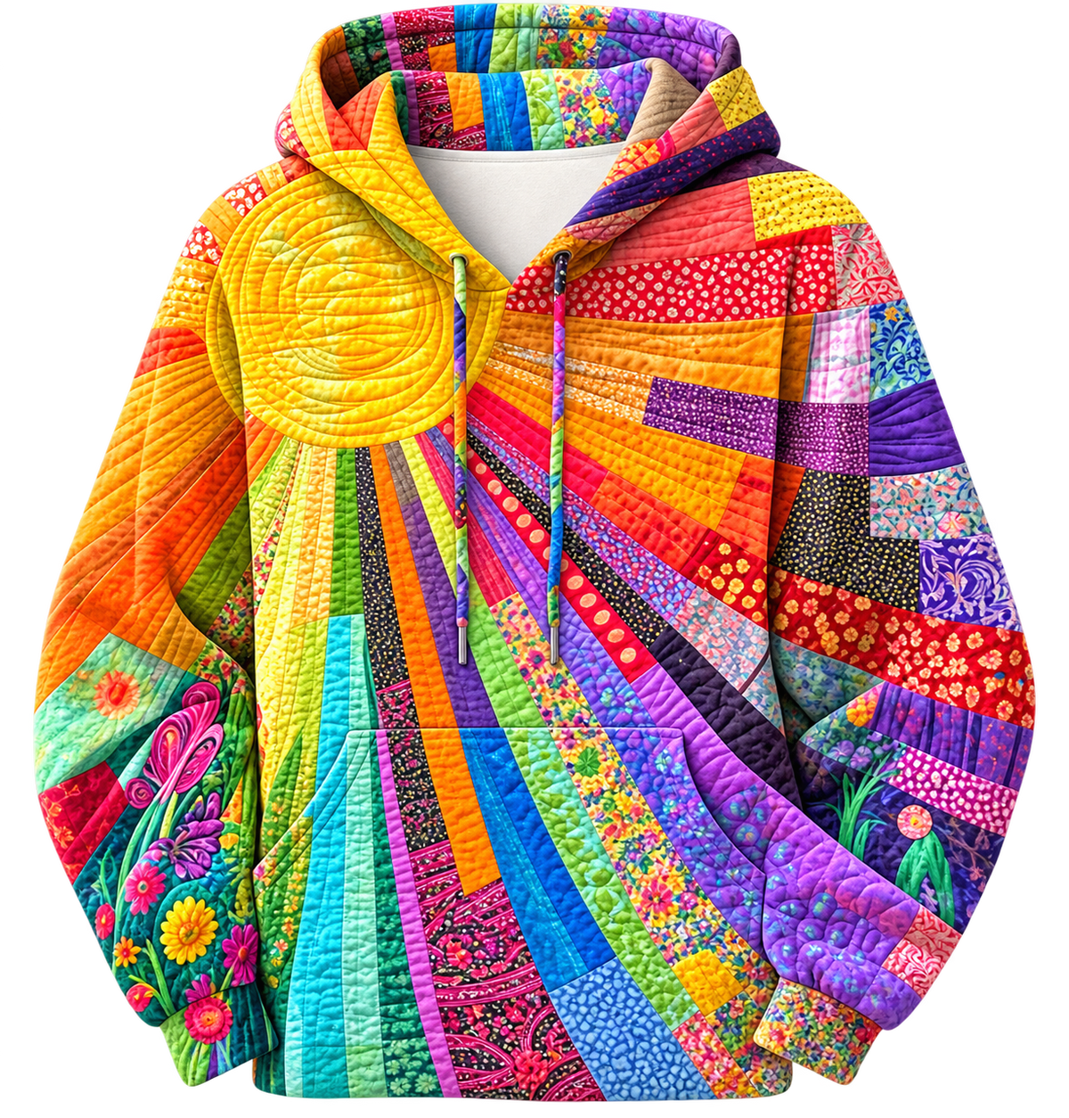 Amanda | Sudadera Capucha Floral