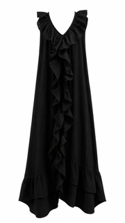 Claudia | Vestido Largo con Volantes