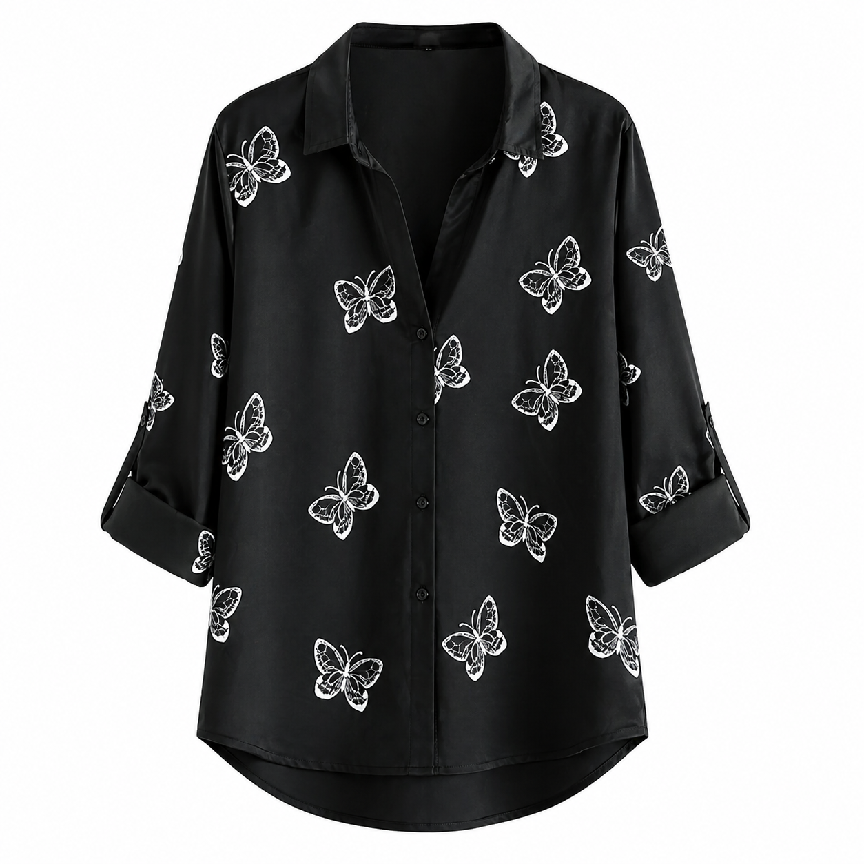 Peggy | Blusa Elegante “Butterfly Chic” – Sofisticación con un toque delicado