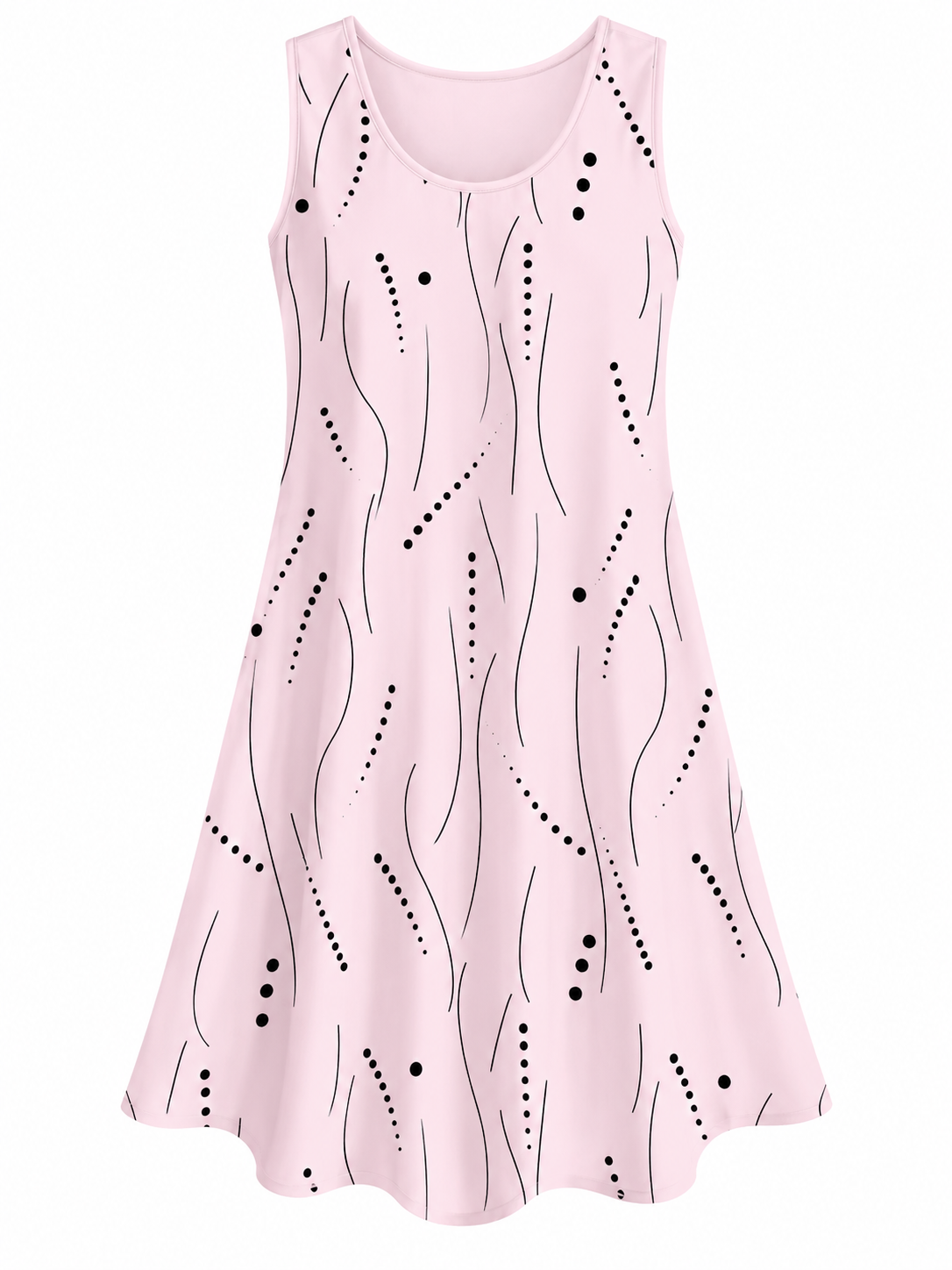 Gigi | Vestido Midi Estampado Sin Mangas