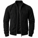 Pluma | Chamarra  Bomber Efecto Ante Cuello Alto