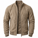 Pluma | Chamarra  Bomber Efecto Ante Cuello Alto