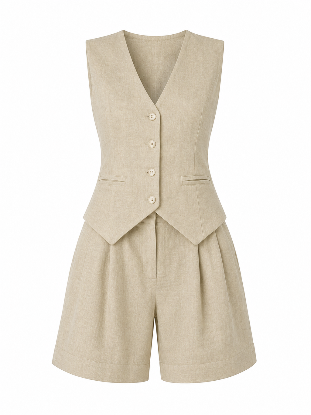 Megan | Conjunto Executive Chic Chaleco y Short
