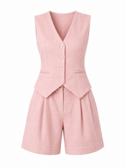 Megan | Conjunto Executive Chic Chaleco y Short