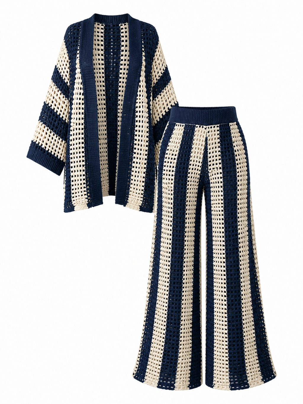 Rihana | Conjunto Coastal Knit Rayas