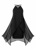 Alexia | Vestido Elegance Chiffon Asimétrico