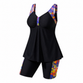 Carelis | Bikini  Deportivo con Short Estampado