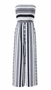 Linda | Enterizo Strapless Boho Étnico