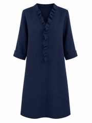 Asia | Vestido Elegante con Volantes