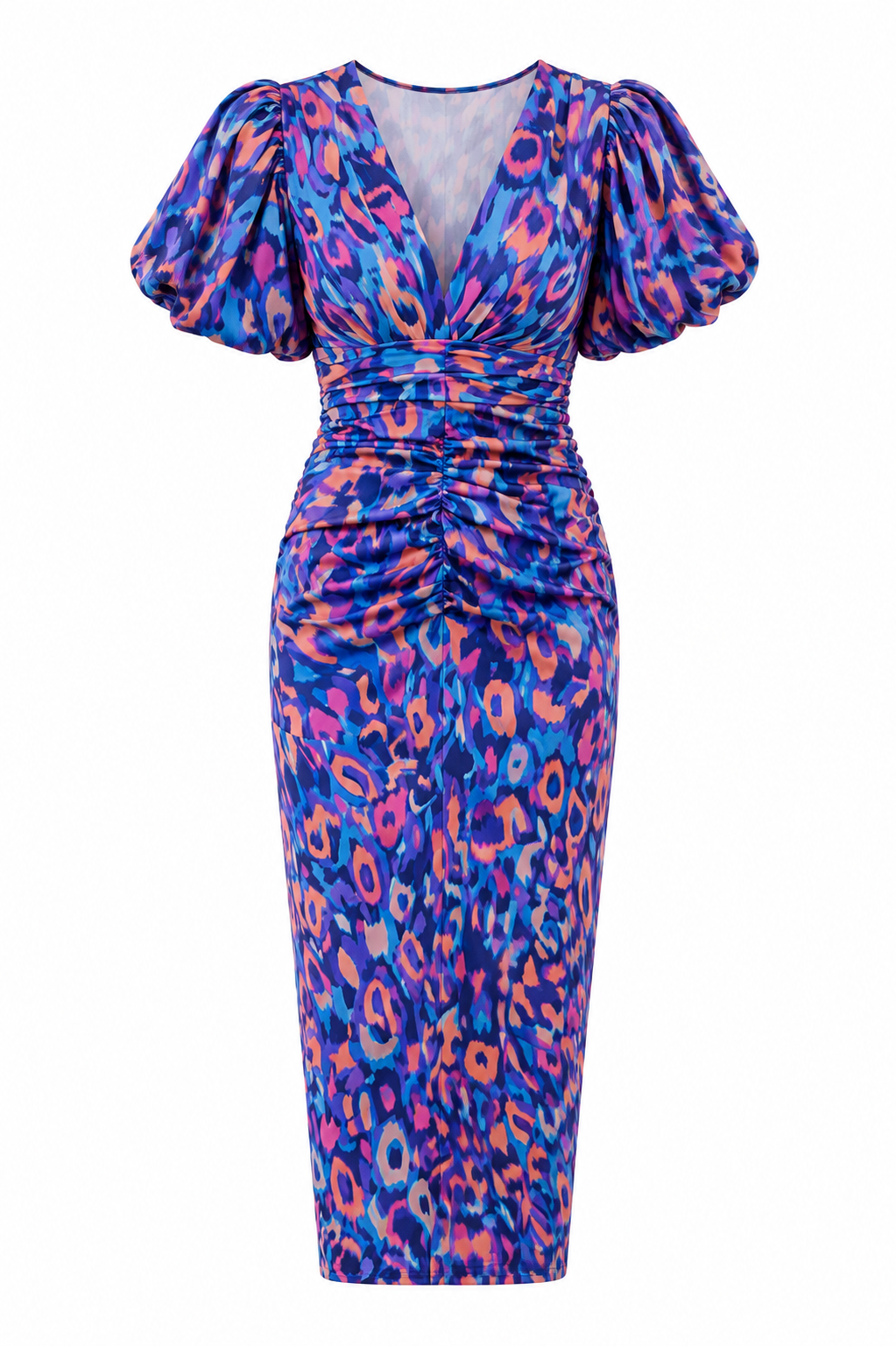 Tanirt | Vestido Midi Elegante Estampado – Resalta tu figura sin sentirte incómoda