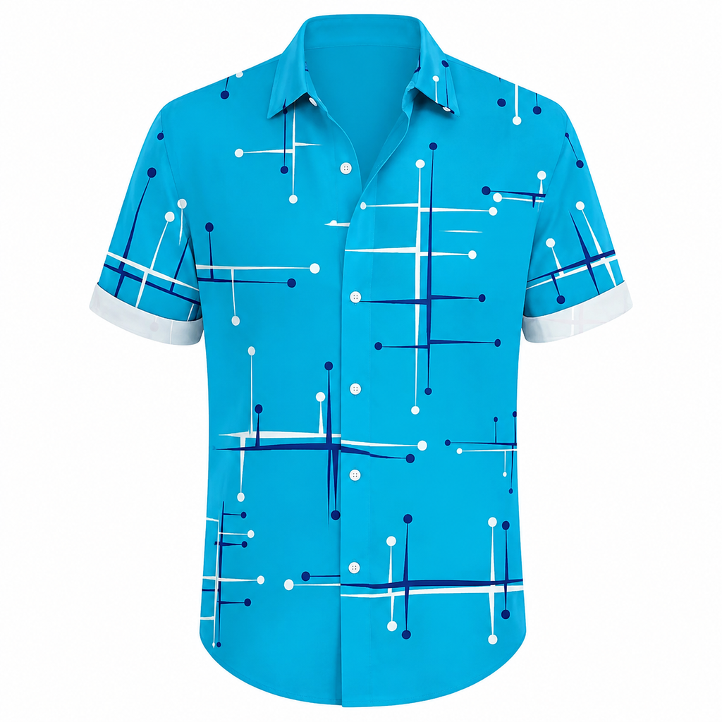 Damiam | Camisa Hombre Aqua