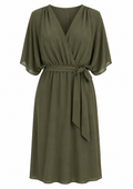 Farah | Vestido con una silueta fluida de escote en V