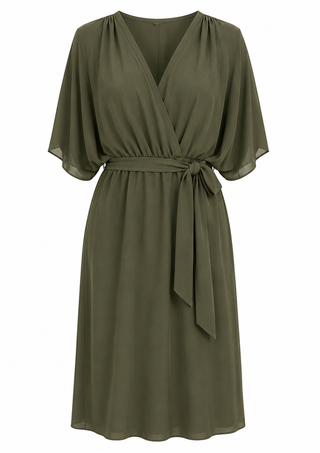 Farah | Vestido con una silueta fluida de escote en V