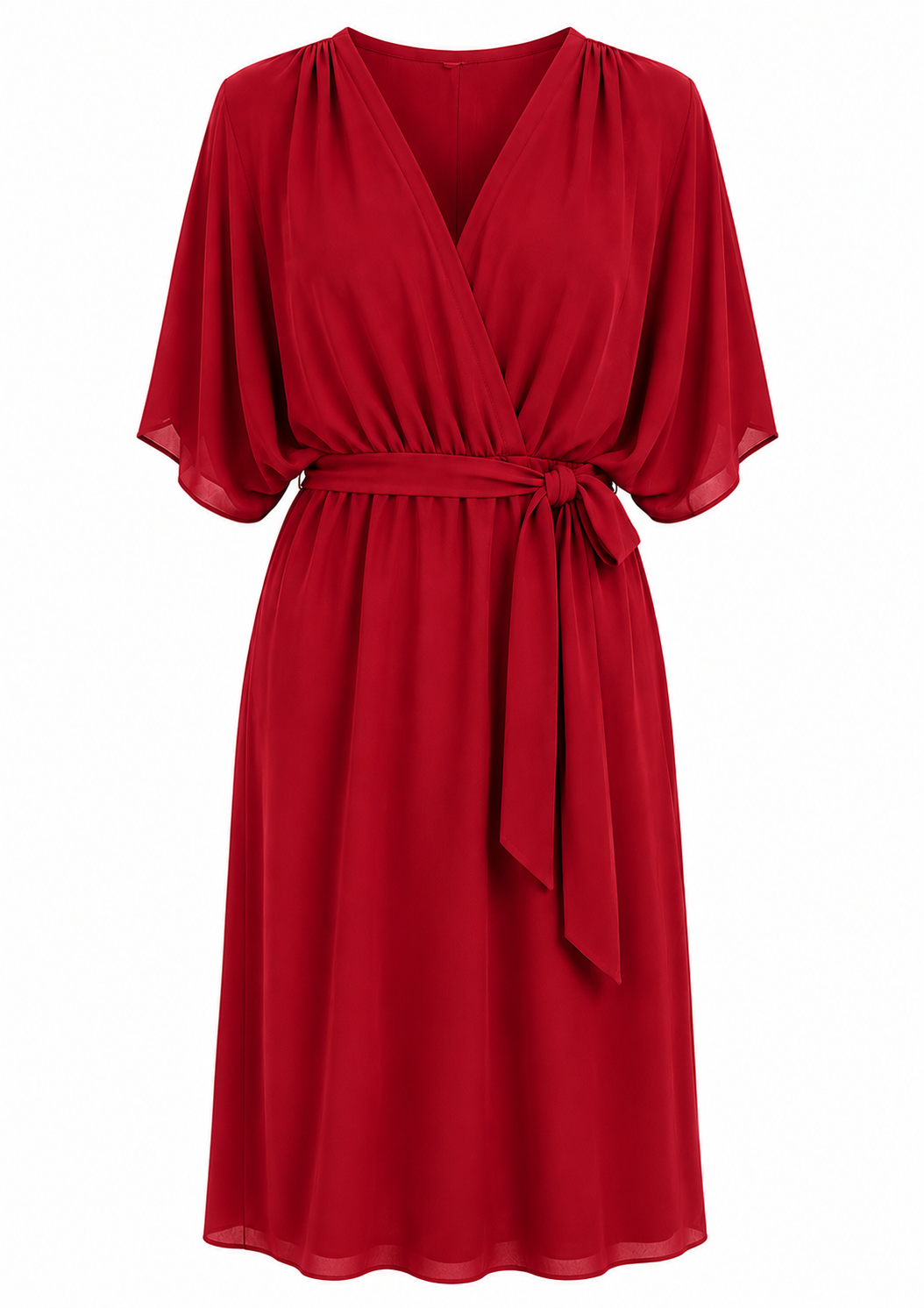 Farah | Vestido con una silueta fluida de escote en V
