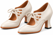 Willa | Zapatilla de Tacón con Agujetas