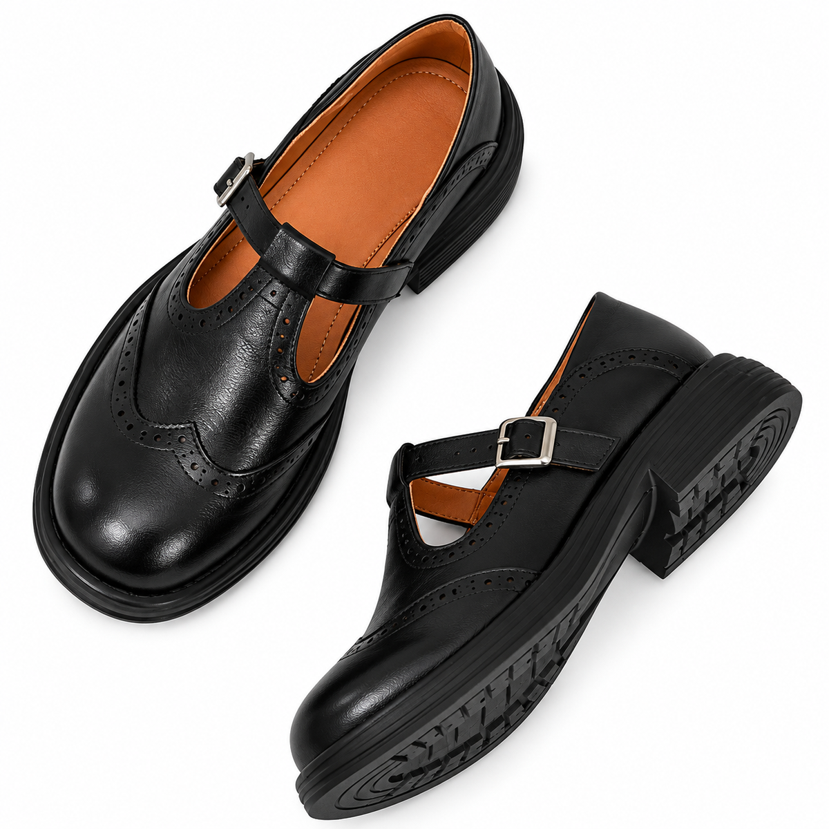 Consuelo | Zapato Mary Jane de Piel Ortopédico