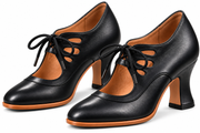 Willa | Zapatilla de Tacón con Agujetas