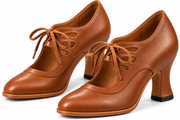 Willa | Zapatilla de Tacón con Agujetas