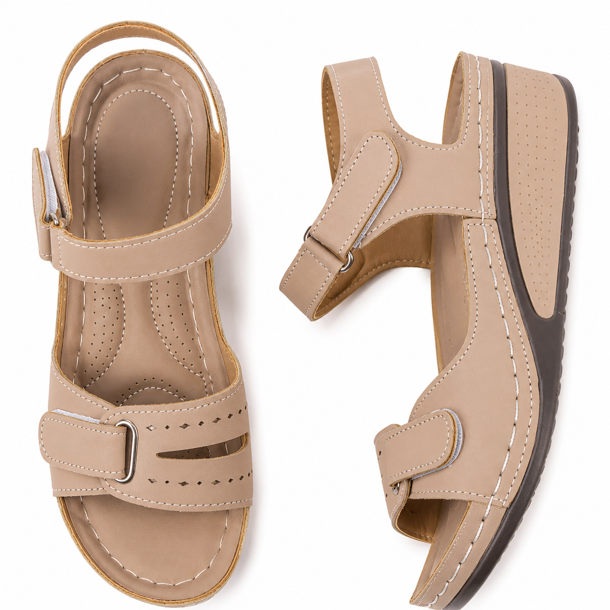 Flavia | Sandalias Ergonómicas de Confort Ajustable