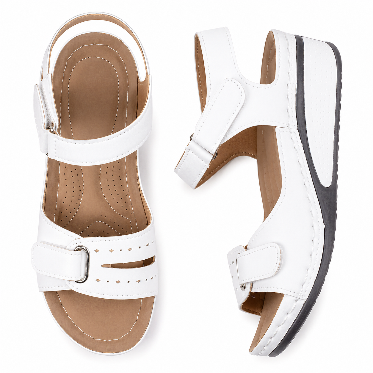 Flavia | Sandalias Ergonómicas de Confort Ajustable