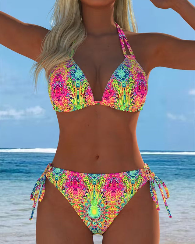 Ivy | Bikini Tropical Multicolor – Energía y Estilo en el Verano