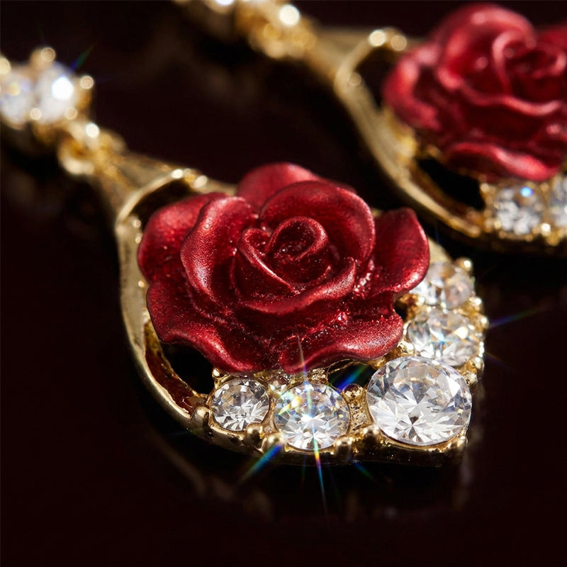 Rosa | Pendientes – Elegancia con un Toque Romántico