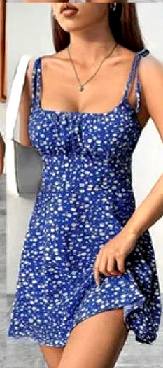 Ashly | Vestido Corto Floral de Verano